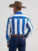 Men's Wrangler Brushpopper Big Blue Western Shirt