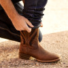 Ariat Men's Hybrid VentTEK Distressed Tan Western Boot