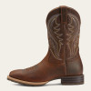 Ariat Men’s Hybrid Rancher Brown Oiled Rowdy Western Boot