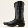 Ariat Men’s Hustler Black Narrow Cutter Toe Western Boot