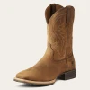 Men's Ariat Hybrid Rancher Distressed Brown Western Boot
