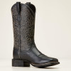 Ariat Women’s Round Up Remuda Black Wide Square Toe Western Boot