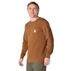 Carhartt Men’s Irvine Relaxed Duck Badge LS T-Shirt