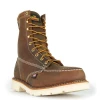 Thorogood Men’s American Heritage 8" Safety Trail Crazy Horse Moc Toe Work Boot (NOT CSA)