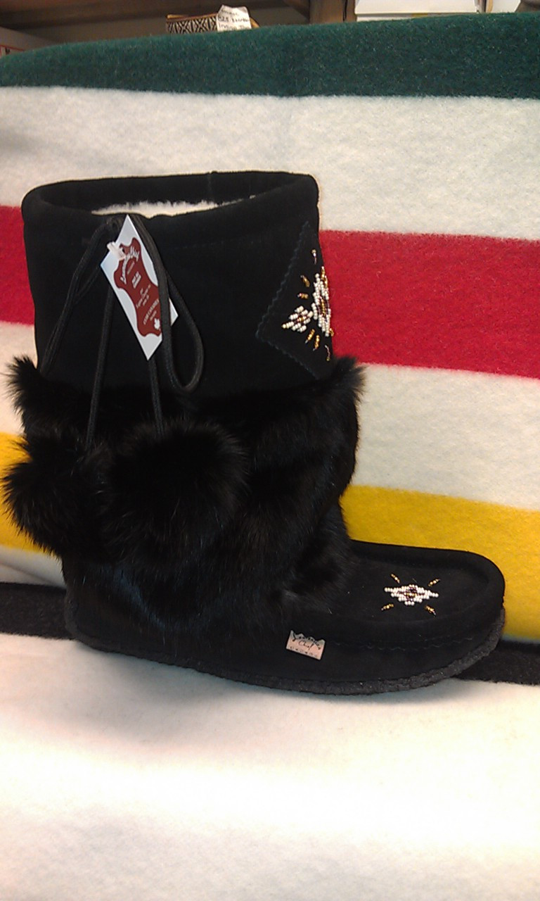 rabbit fur boots women's shoes