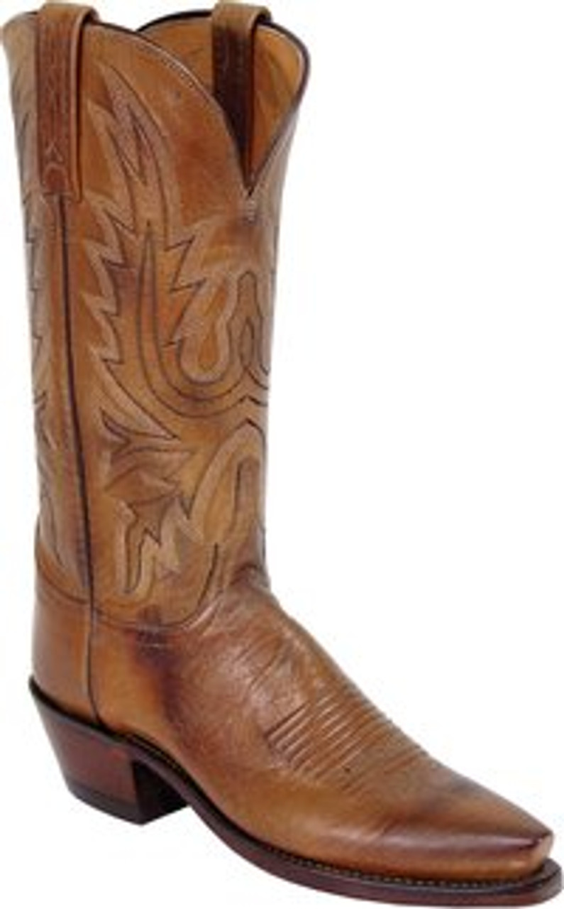 western boots tan