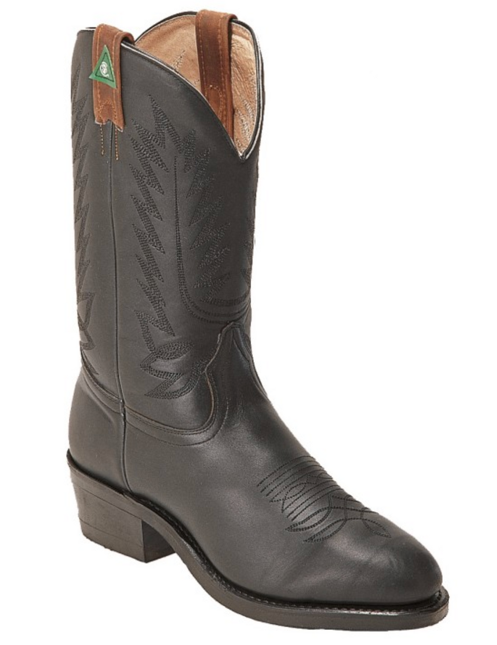 mens black western work boots