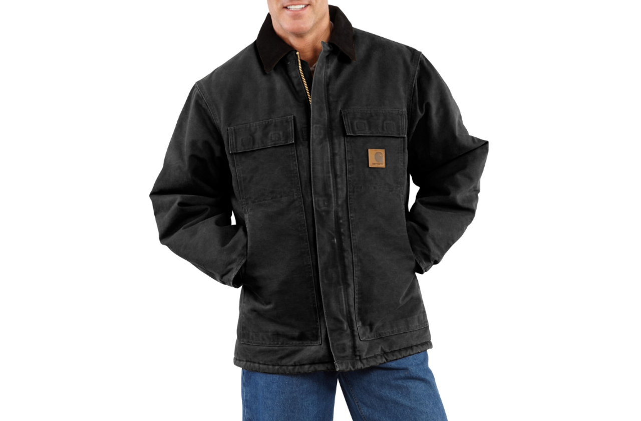 Carhartt men's sandstone traditional arctic quilt lined coat Clearance