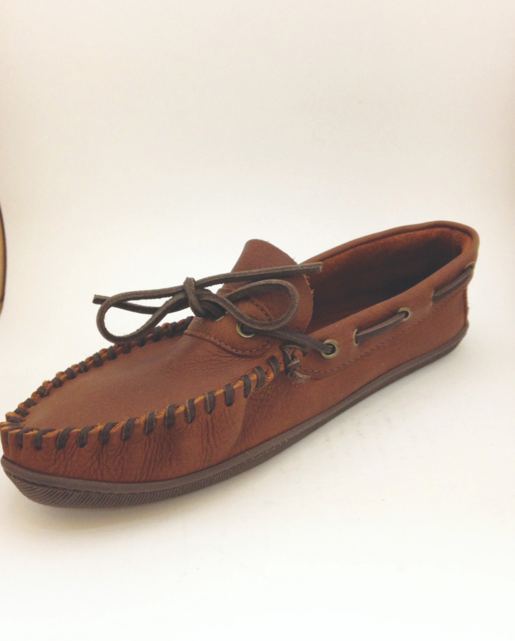 rubber sole moccasins