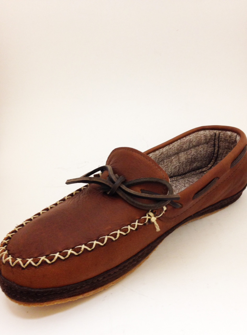 lined moccasin boots