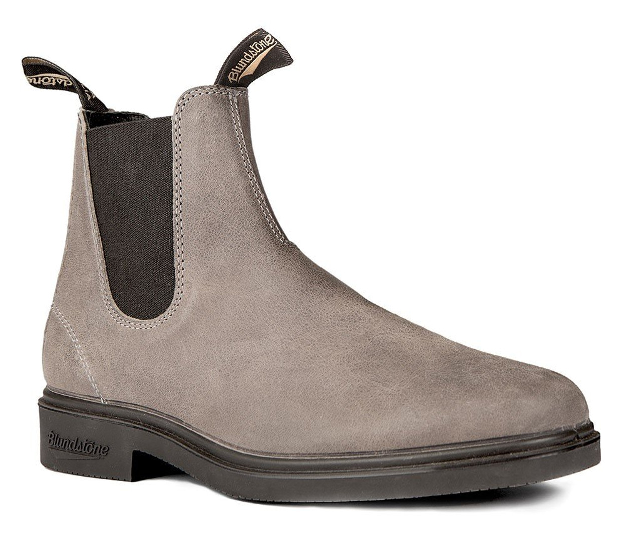 blundstone chisel toe steel grey