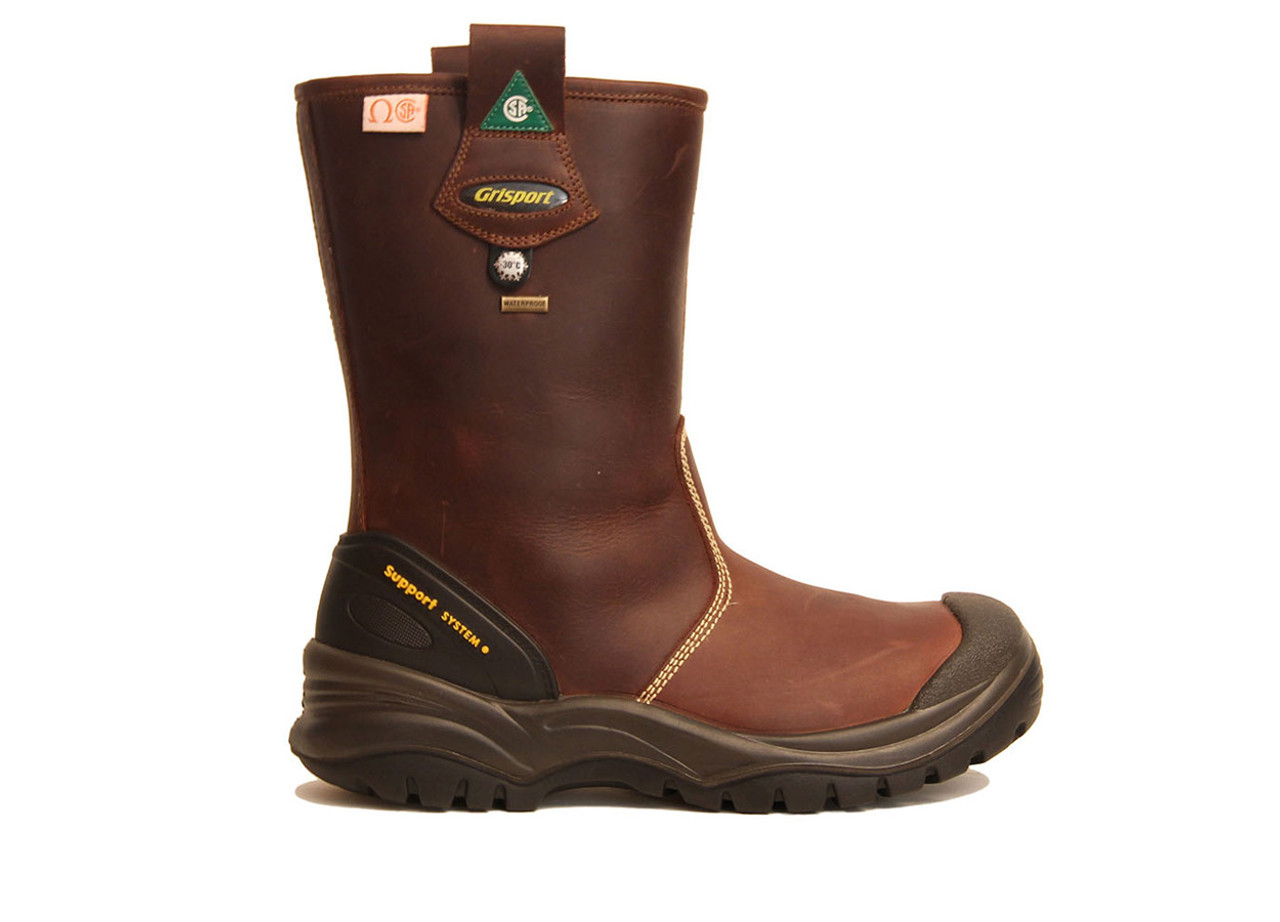 waterproof slip on work boots