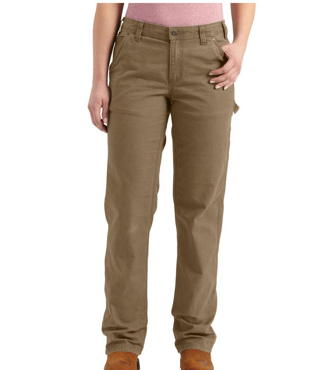 Carhartt Damen Hose Slim-Fit Crawford Pant Yukon