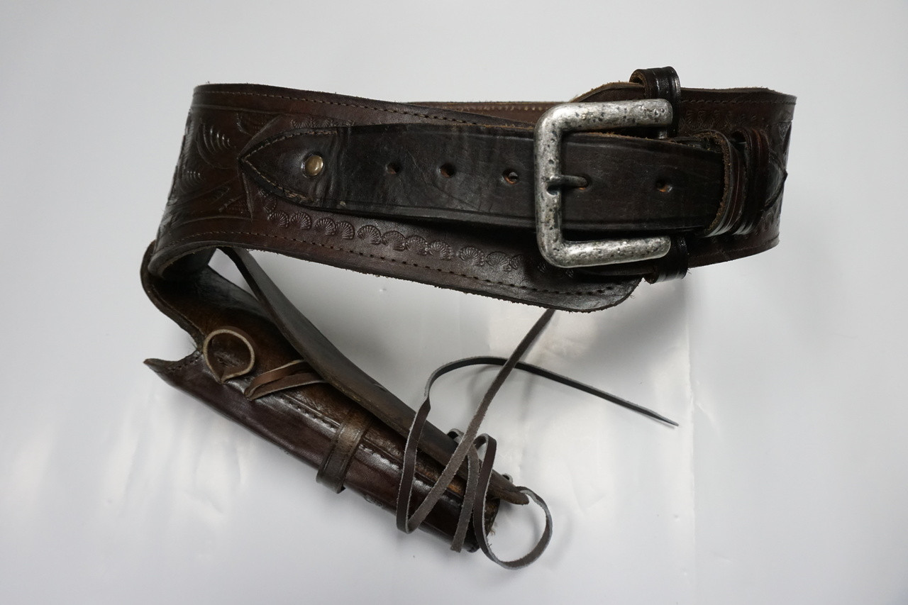 tooled leather holster