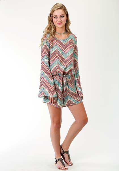western romper dress