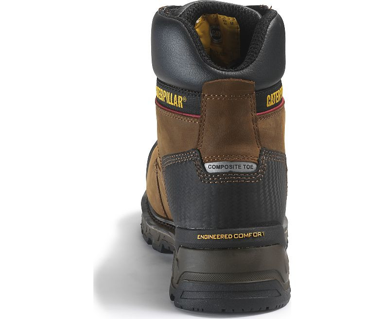Men's CAT Excavator XL 6" Waterproof Work Boot FREE SHIPPING Herbert