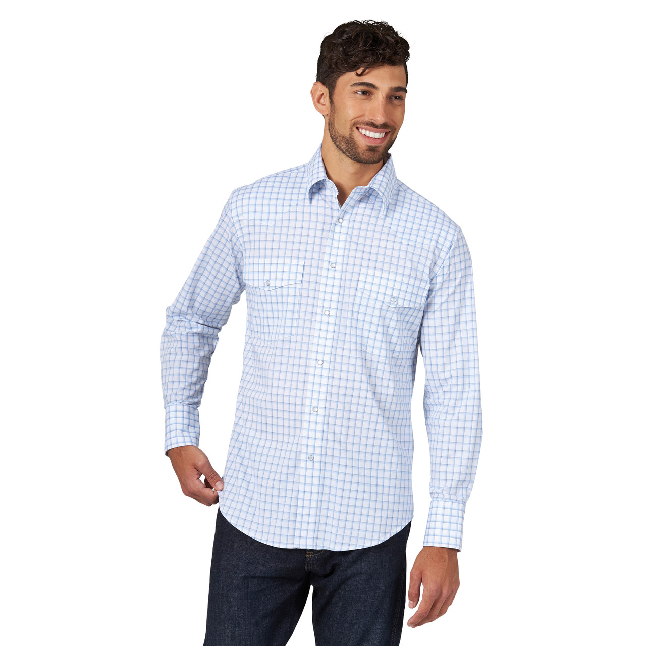 wrangler long sleeve shirts