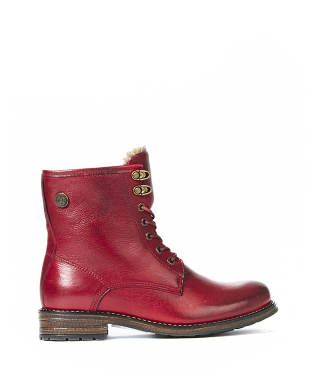 Women S Bulle Olibem Red Winter Boot Herbert S Boots And Western