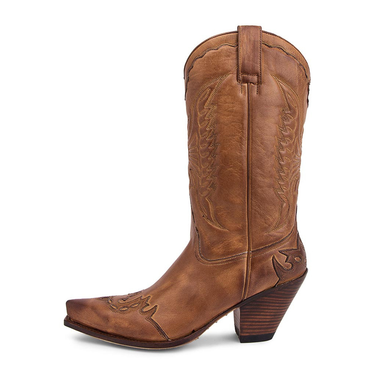 high heel western boots