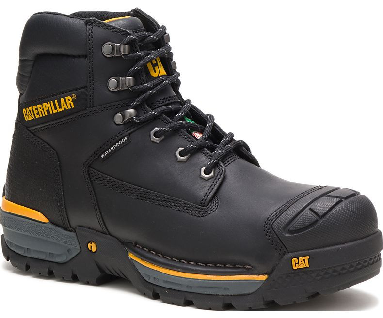 Men's CAT Excavator LT 6" Waterproof Work Boot Herbert's Boots and