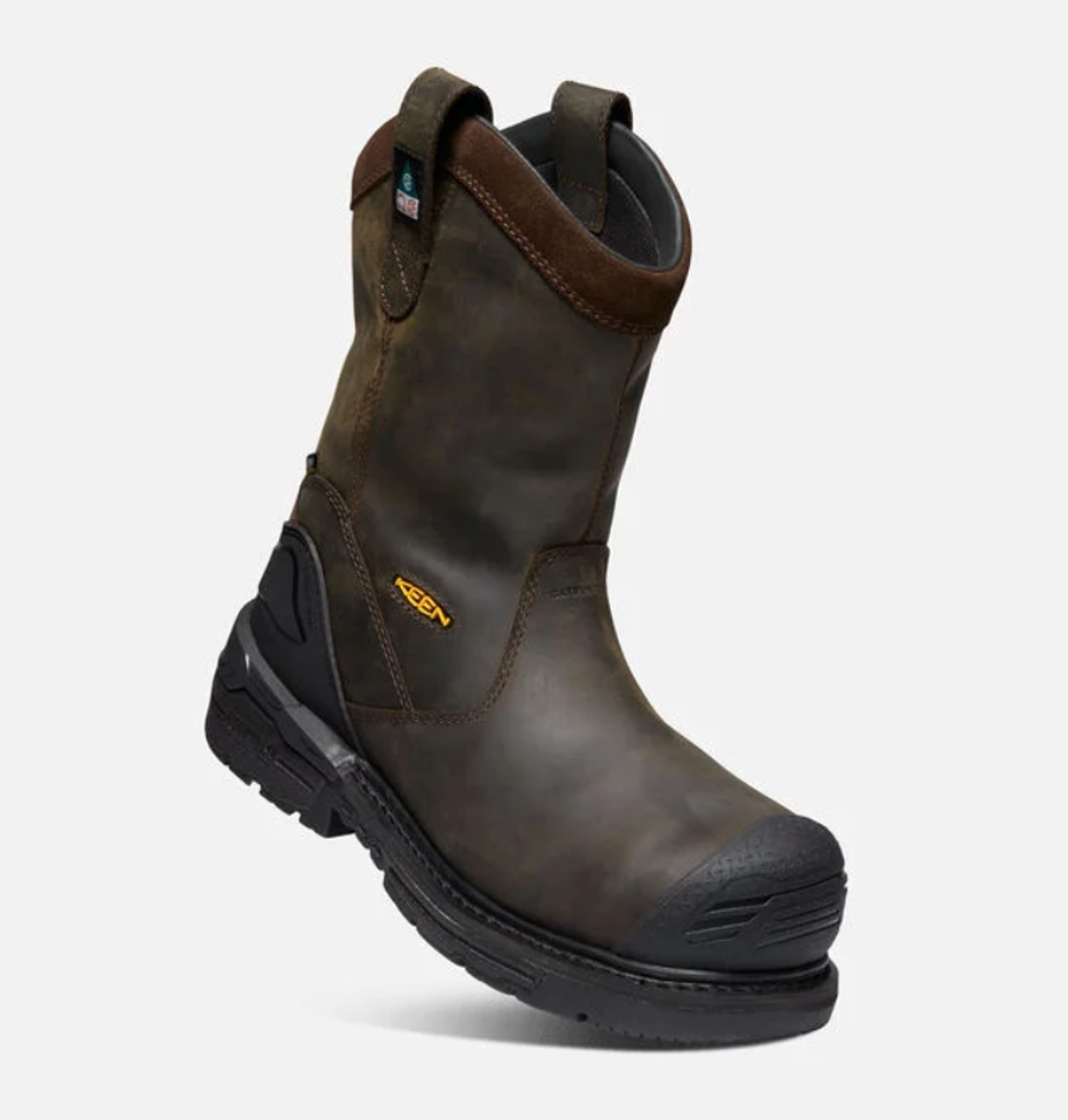 keen pull on steel toe boots