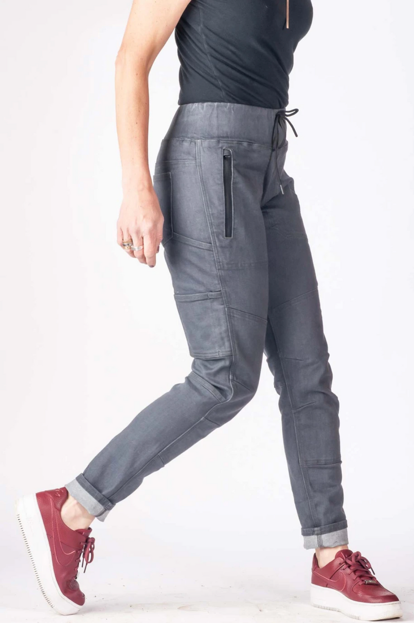 Fod Slim Fit Men Light Blue Cargo Jeans Plain Denim