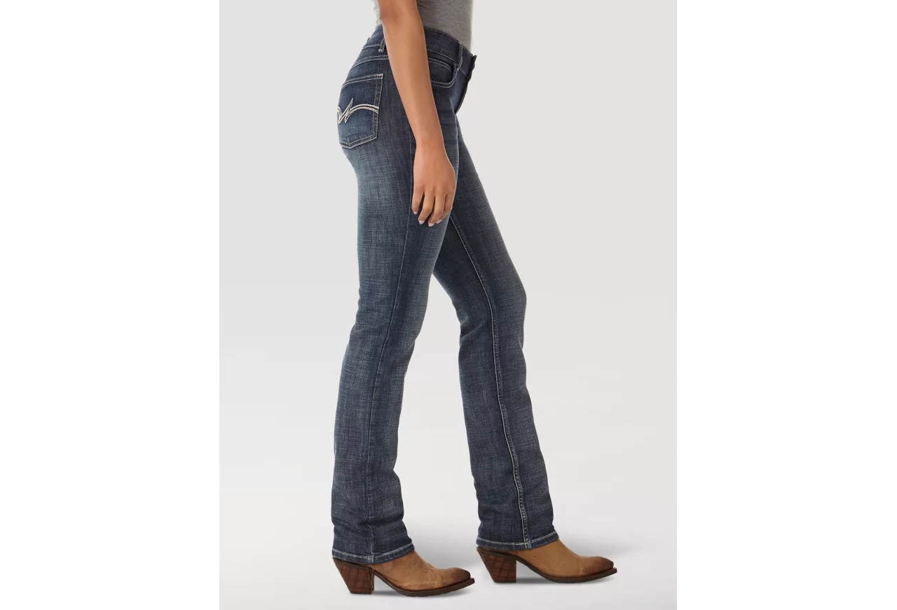 Women's Wrangler Straight Leg Jean in MS Wash - Herbert's Boots and ...