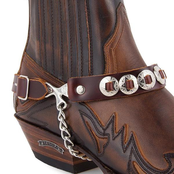 Sendra Harness 43 Brown Boot Strap - Herbert's Boots and Western Wear