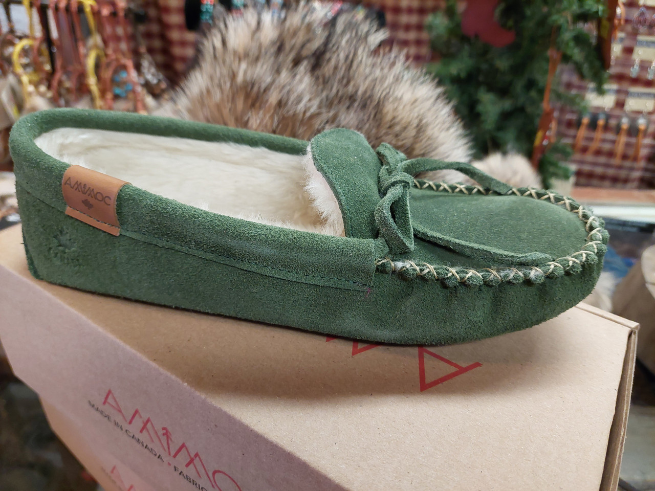 Women's Amimoc Istah Moccasin Forest