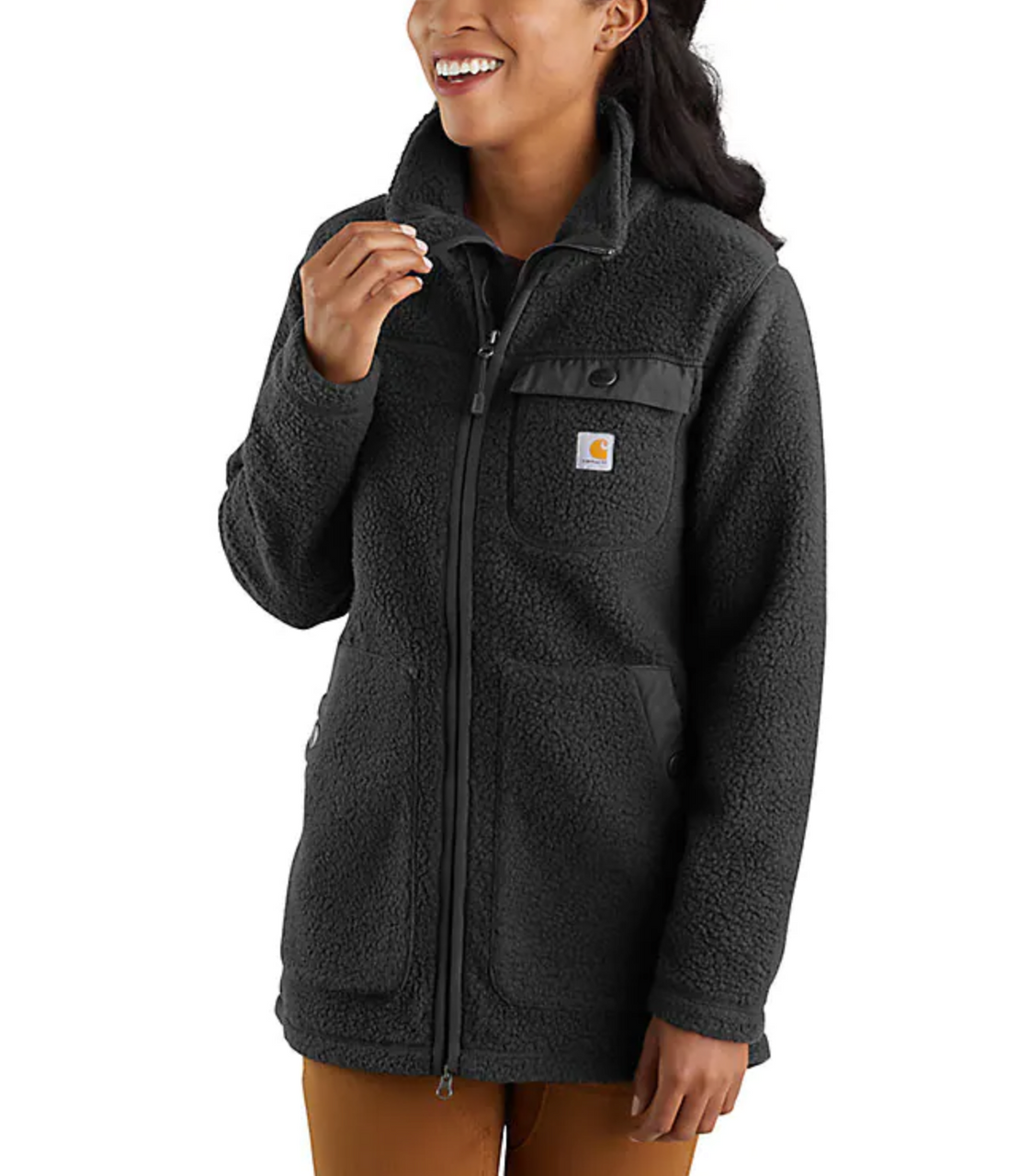 Carhartt Women's Relaxed Fit Fleece Coat - Herbert's Boots and Western Wear