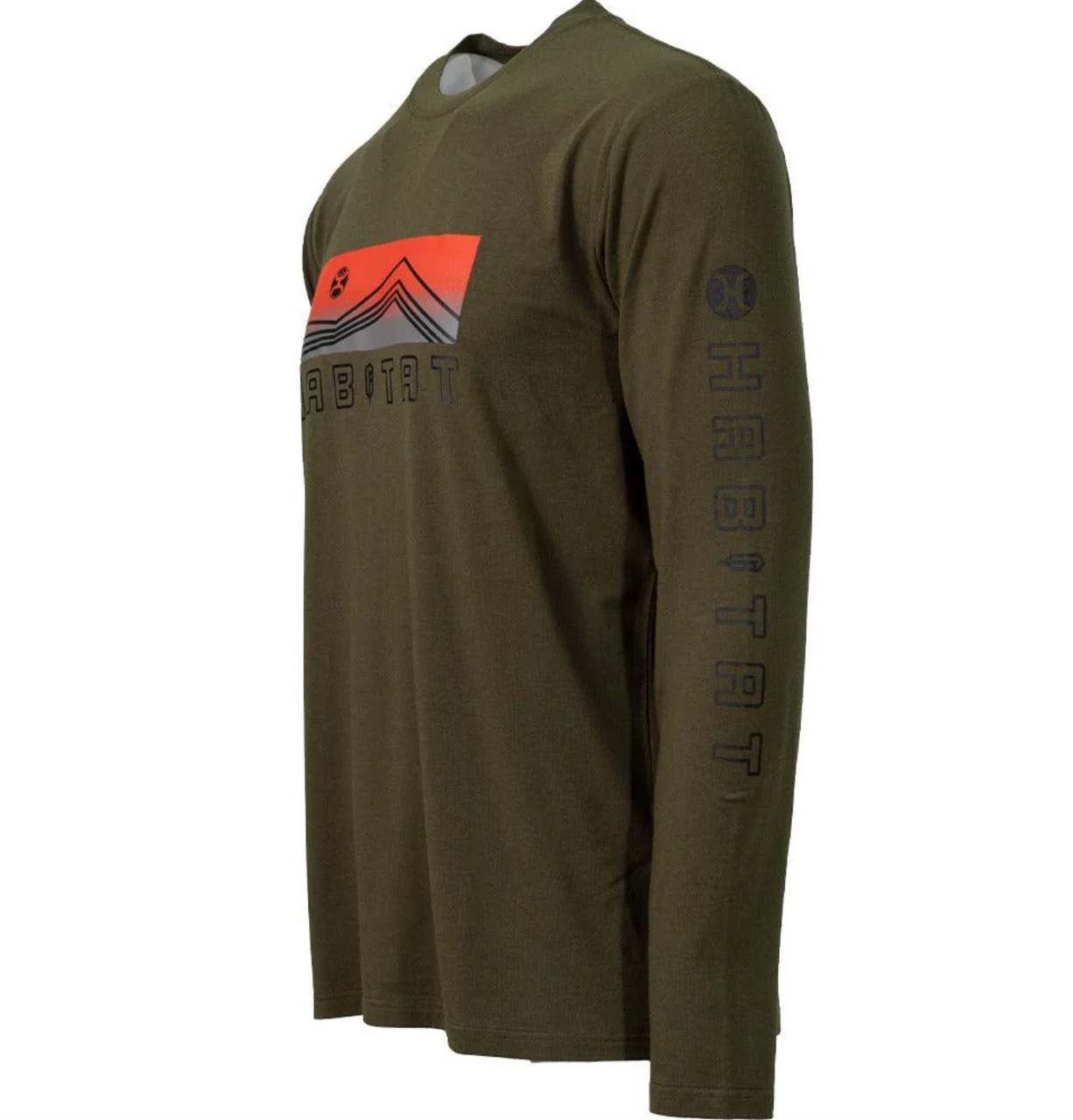 Men's Hooey "Dusk" Habitat Olive Long Sleeve Bamboo Shirt Herbert's