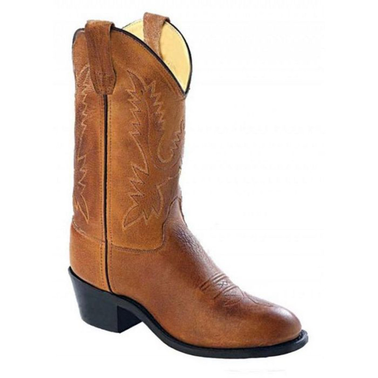 Old West Children's Light Tan Boots - Herbert's Boots and Western Wear