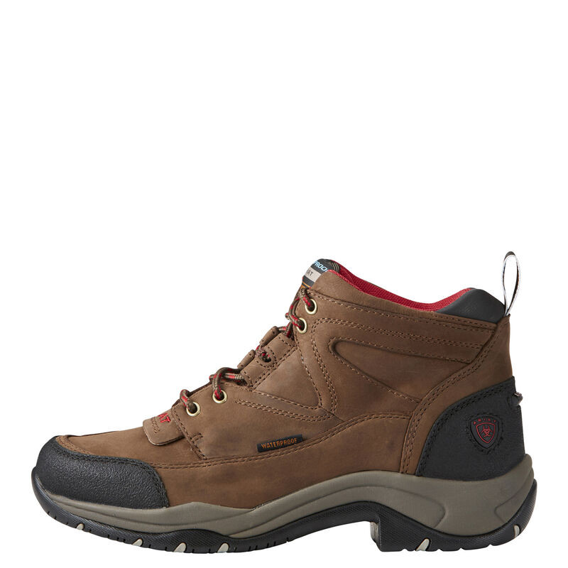 Ariat Women's Terrain Zip H2O Waterproof Boot in Distressed Brown