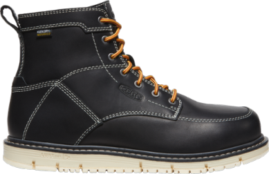 Men's KEEN San Jose 6" Black WP CSA Boot Herbert's Boots and Western Wear