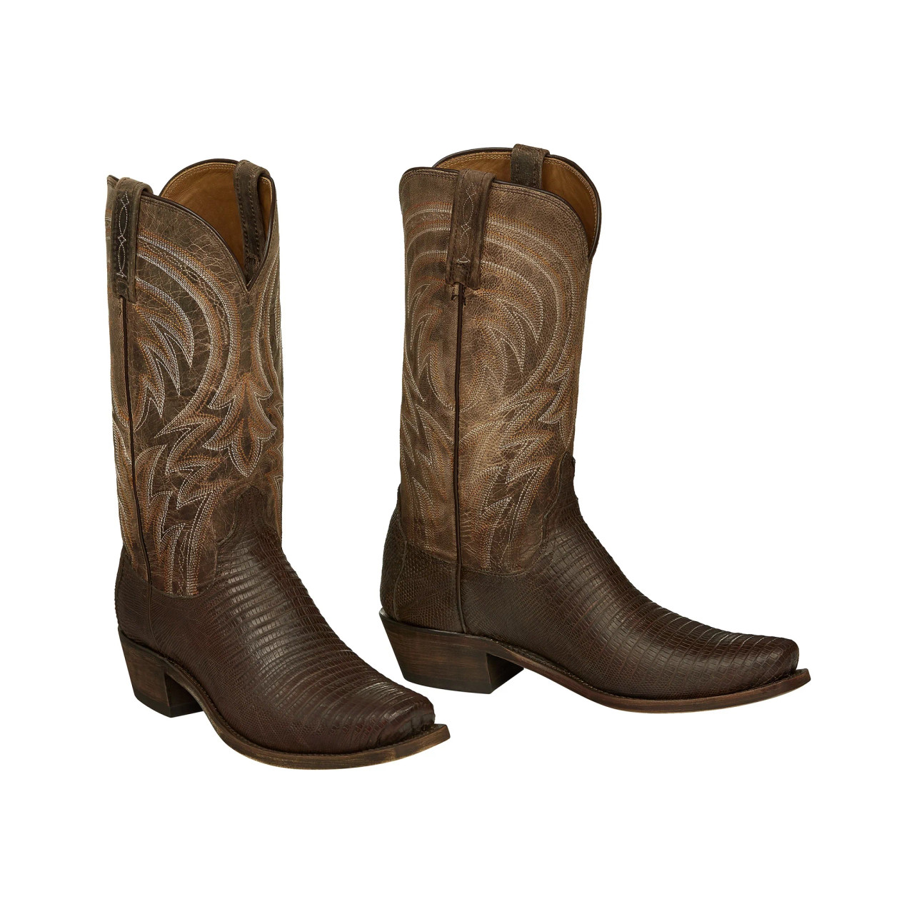 Men's Lucchese Percy Lizard Western Boot - Herbert's Boots and Western Wear