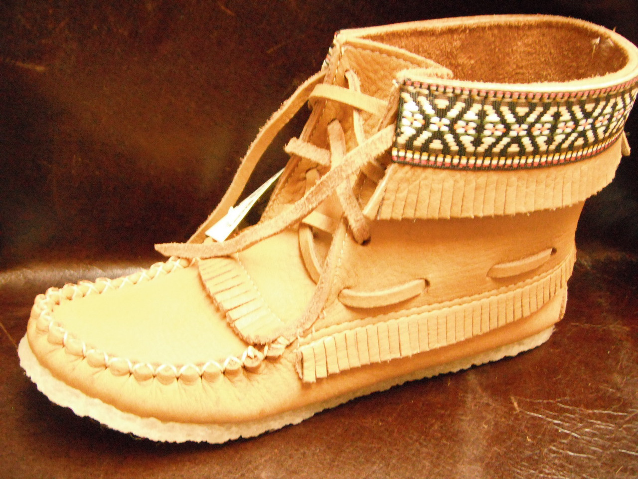 western fringe moccasins