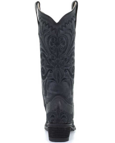 Modestone Coppia Di Talloniere Metalliche Per Stivali Cowboy – Argento Con Filigrana Western - 2