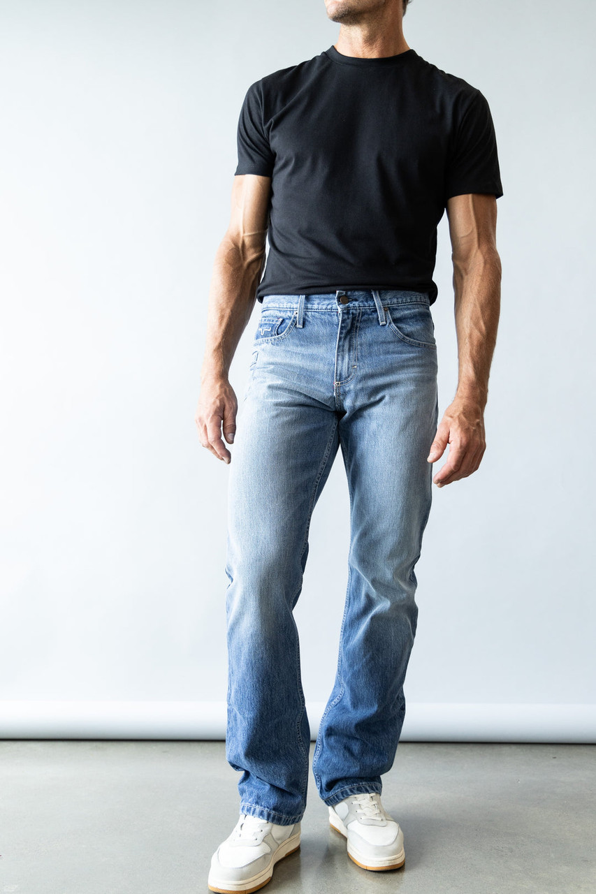 【希少】Kimes Ranch James W30 美品 濃紺 ストレート Kimes Ranch Men's James Mid Wash Straight Leg Jean - Herbert's