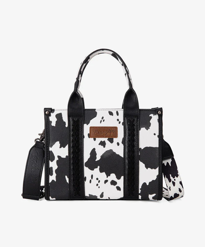Wrangler Cowboy Print Tote Crossbody - Dark Pink