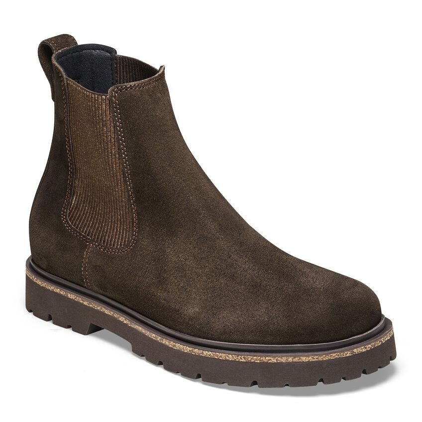 Women's Birkenstock Highwood Slip On Mocca Boot - Herbert's Boots