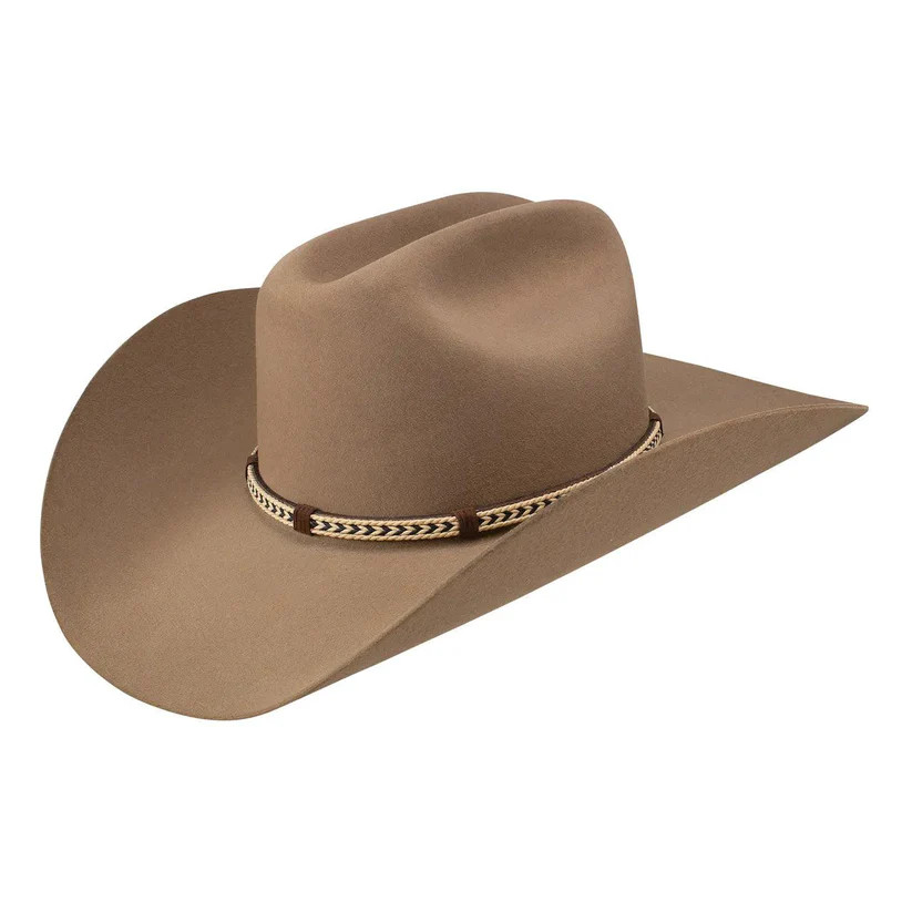 Stetson Centennial 6X Fur Felt Western Hat Fawn - Herbert's Boots