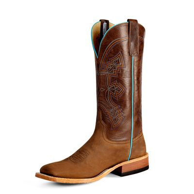 ANDERSON BEAN BOOTS（象革） ウエスタンブーツ24.5cm Anderson Bean Men's Dark Brown Wide Square Toe Western Boot with