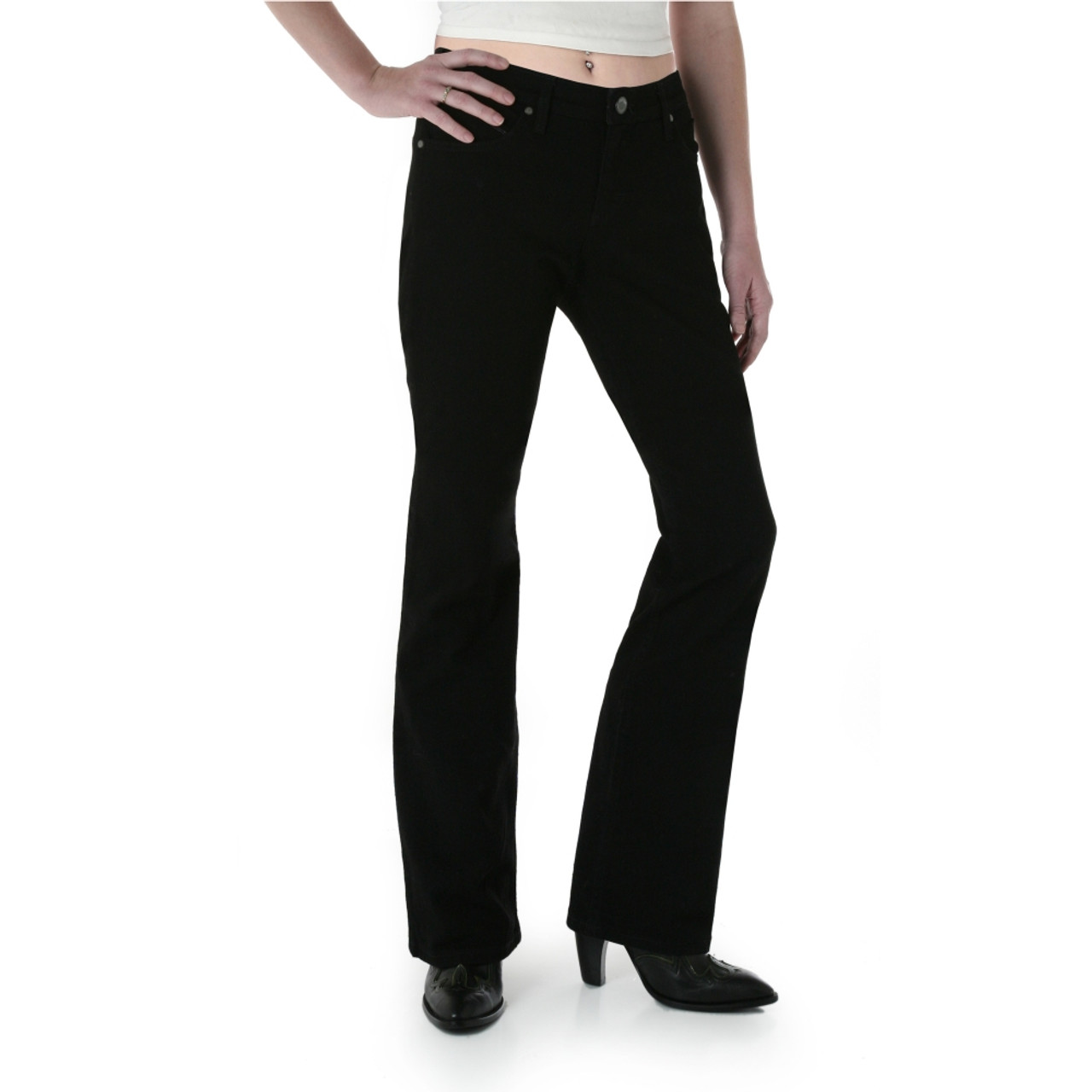 Wrangler Women's Q-Baby Stretch Black Jeans: The Ultimate Riding