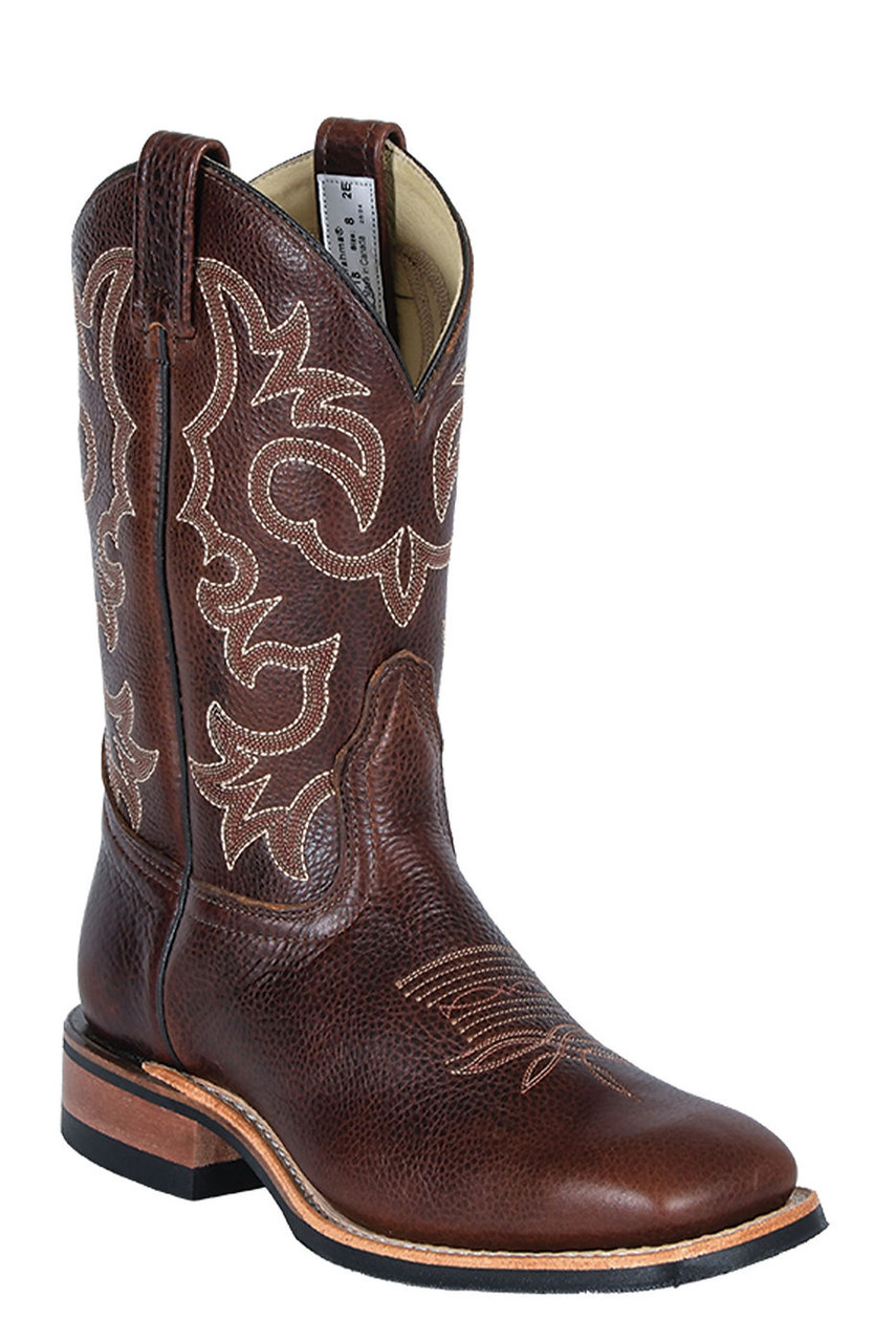 Men's Canada West 8618 Brahma Dark Brown Polished Leather Wide