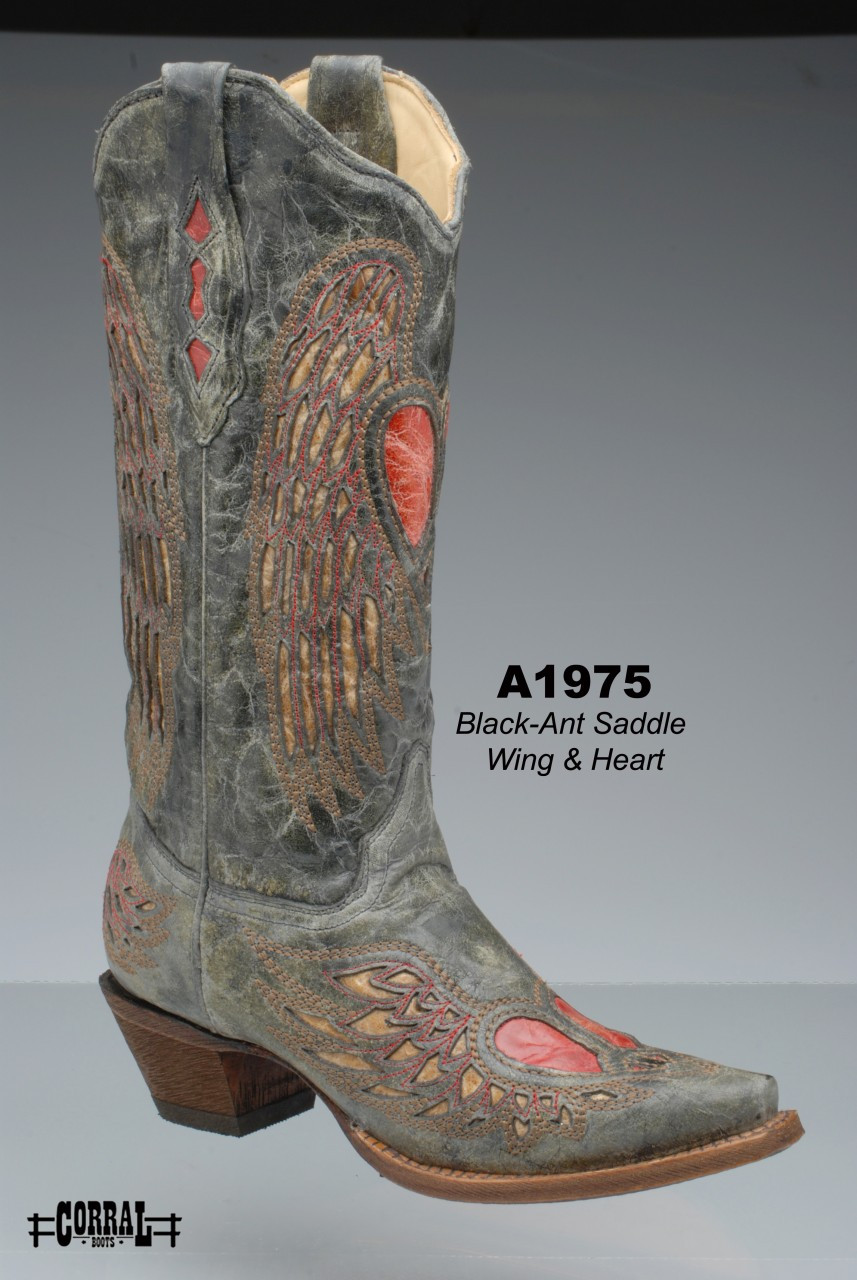 corral peace sign boots