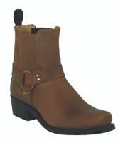 Men's Boulet Brown Motorcycle Half Boot
