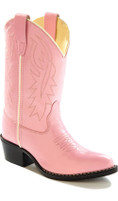 Old West Kid's Pink Boots