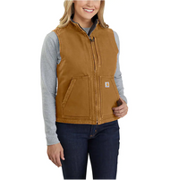 Women's Carhartt Washed Duck Sherpa Lined Vest