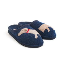 Haflinger Doggie Boiled Wool Slippers