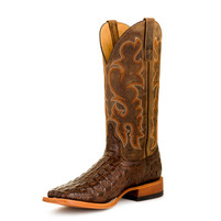 Men's Horsepower Croc Print Wide Square Toe Western Boot